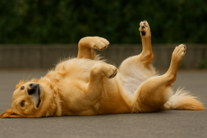 Posição patas ao ar