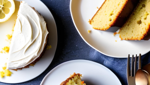Bolo de cenoura e Limão