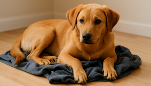 Por que cachorros dormem em cima das roupas?