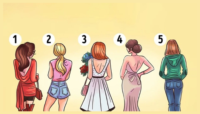 Qual destas mulheres você considera mais atraente de frente? Sua resposta revela traços ocultos da sua personalidade